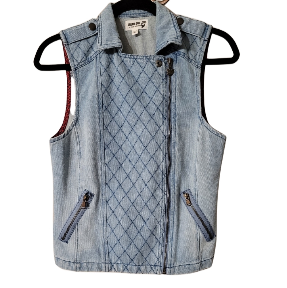 Selena Gomez Dream Out Loud Jean Vest Size Medium